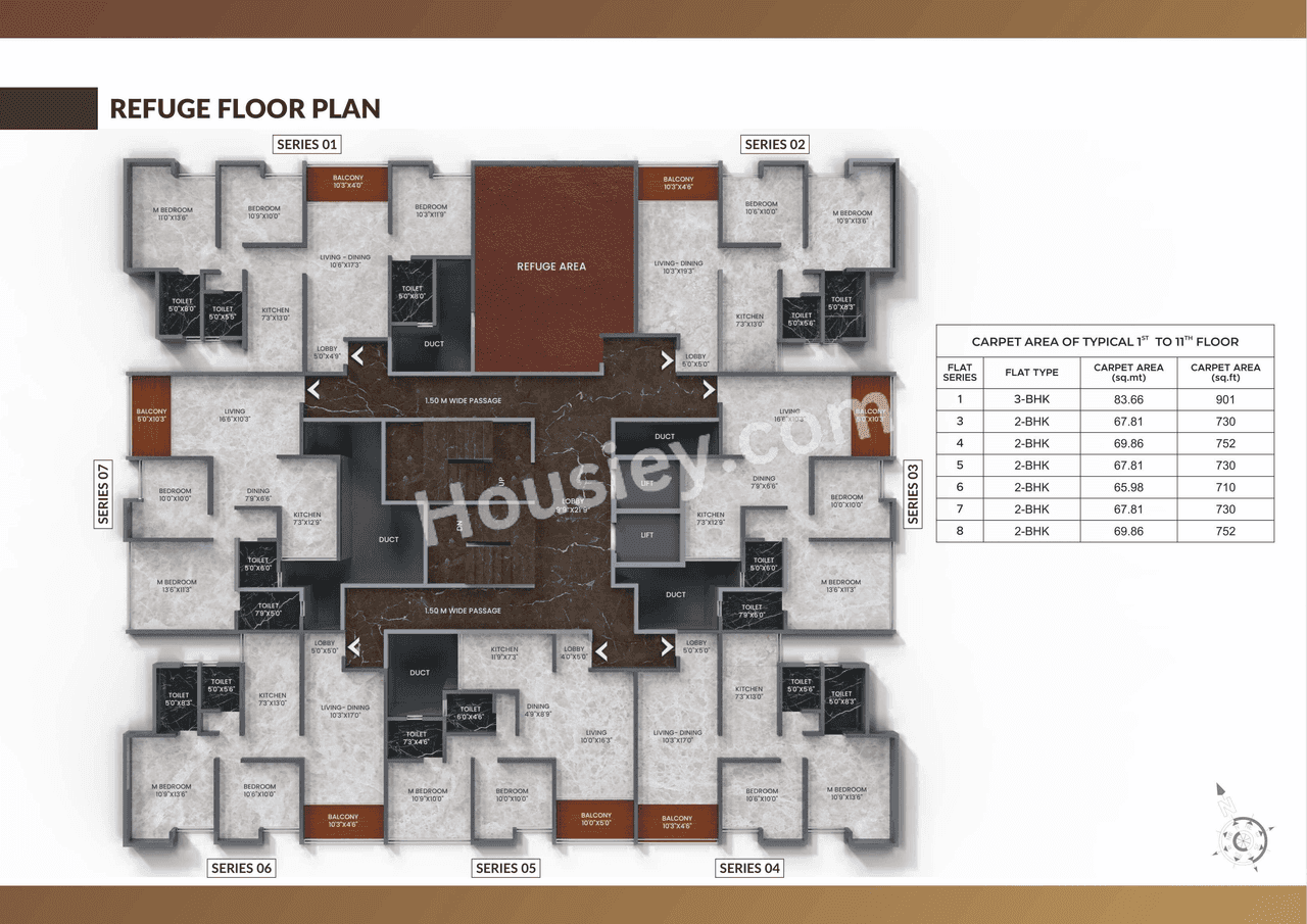 Dhanlaxmi Evana Homes Floor plan 1