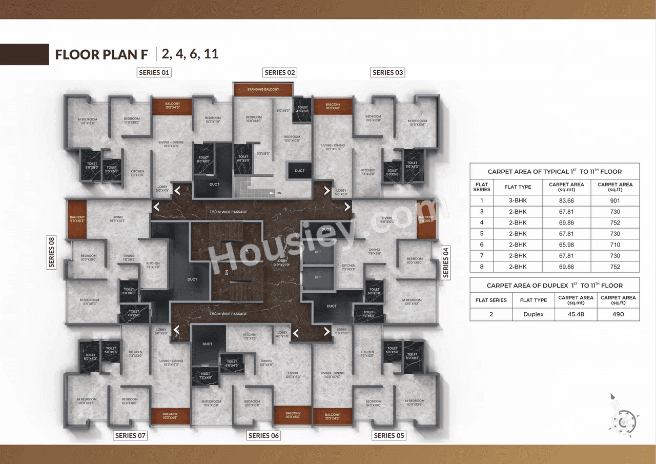 Dhanlaxmi Evana Homes Floor plan 2