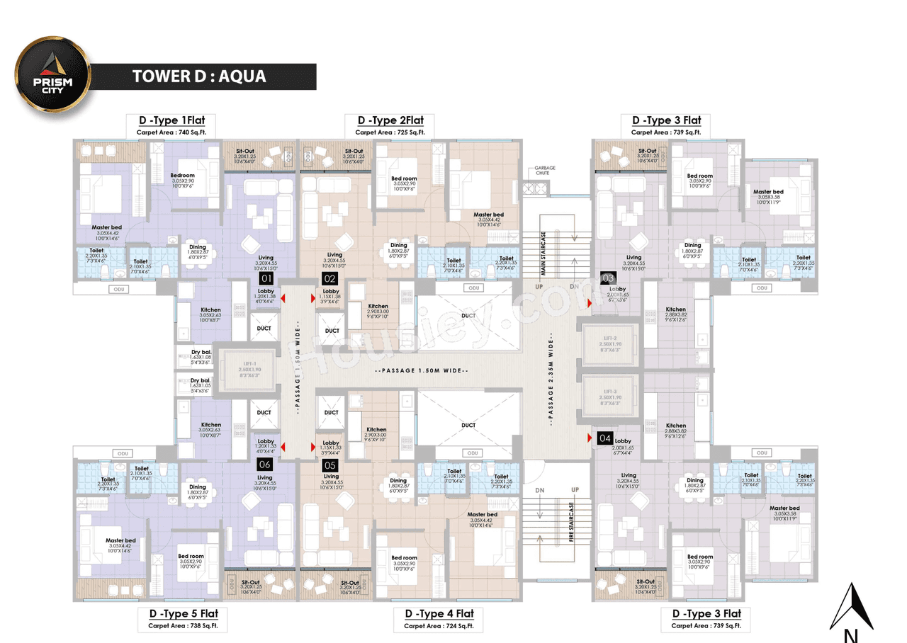 Diamond Prism City Blue Floor plan 2
