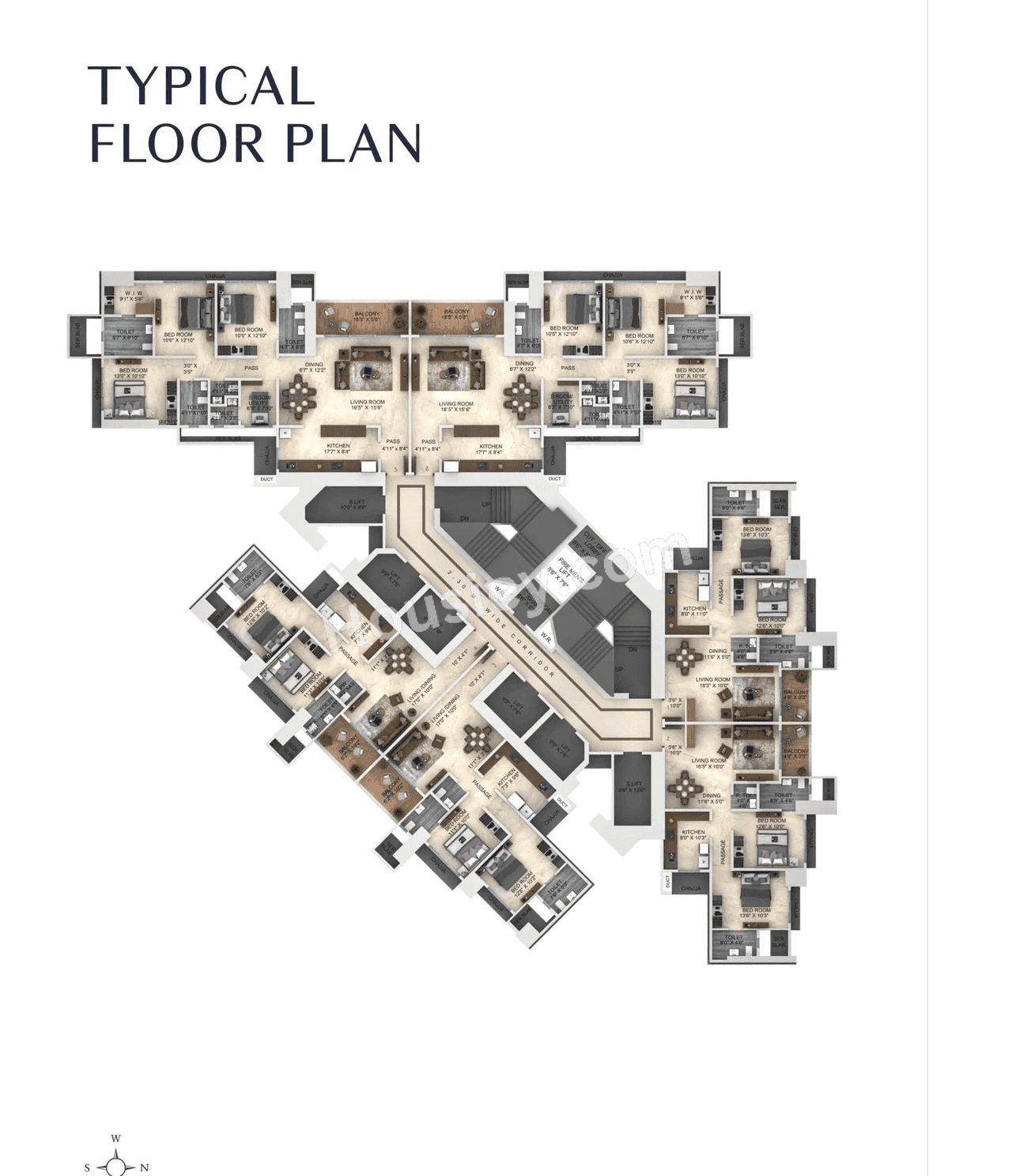 Dimple 73 East Floor plan 1