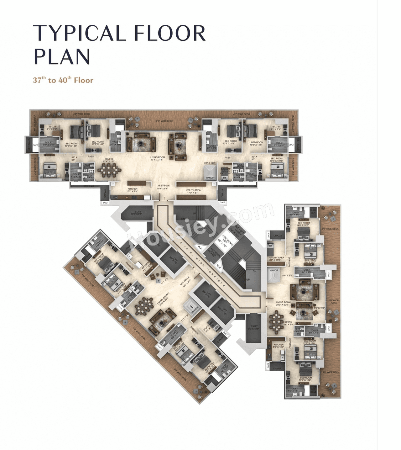 Dimple 73 East Floor plan 2