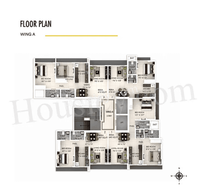 Dimple Westwood Floor plan 1