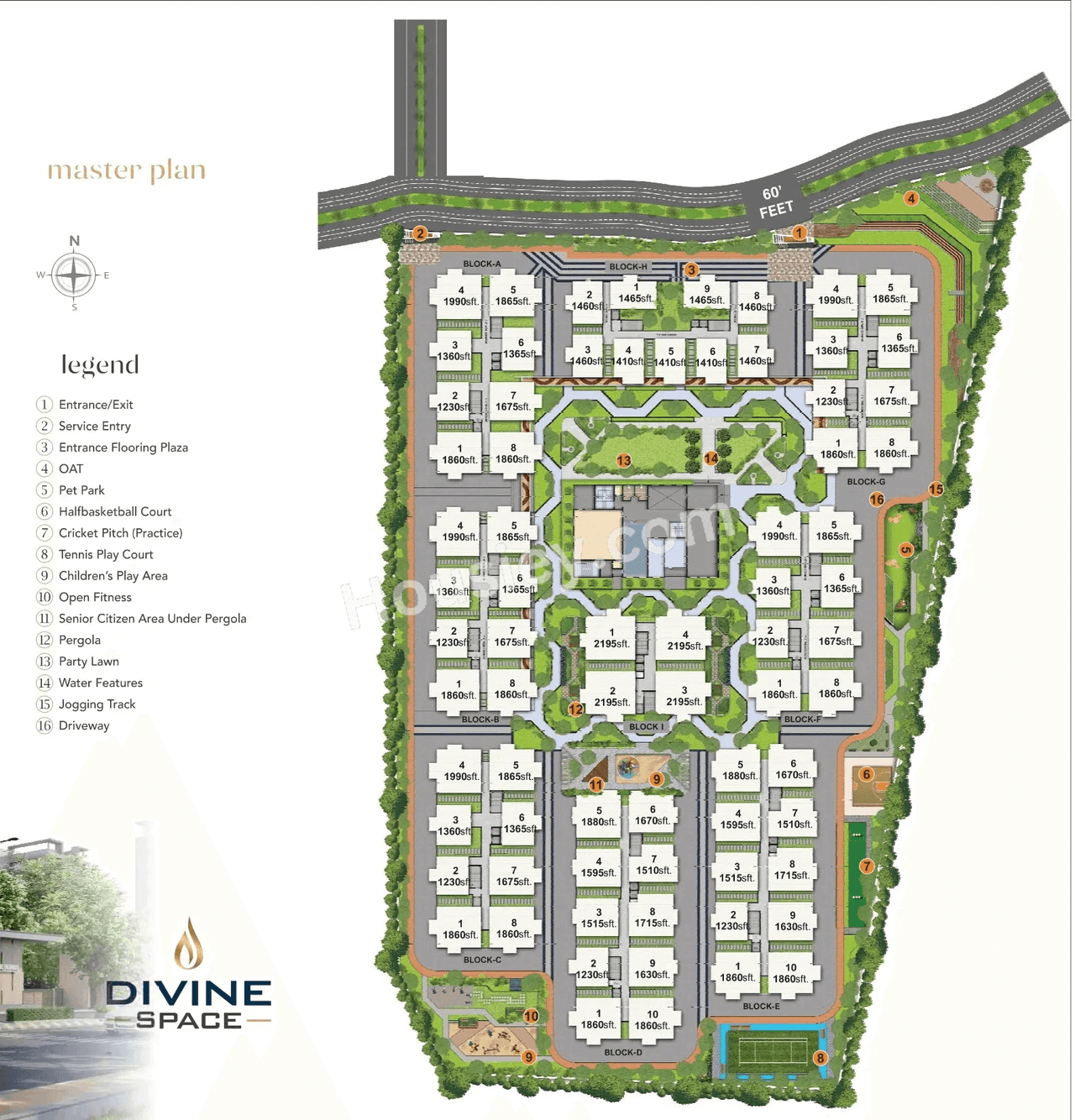 Divine Space Floor plan 1