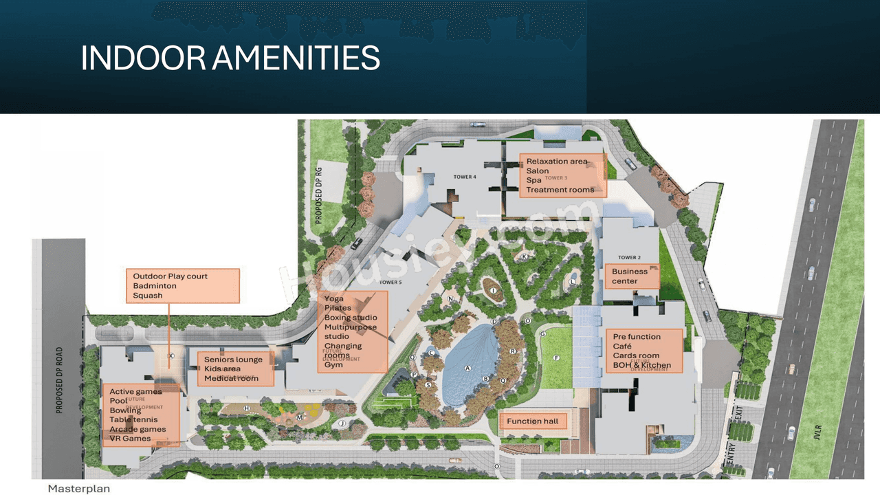 DLF West Park Floor plan 1