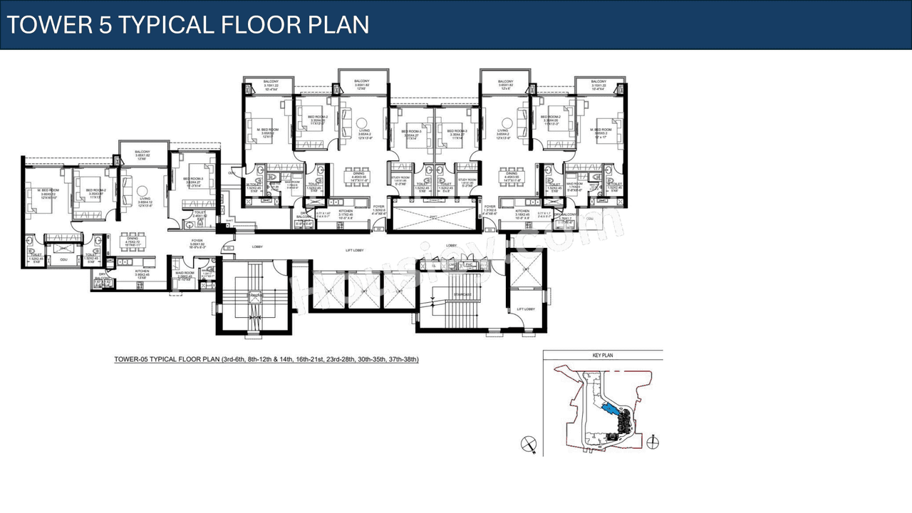 DLF West Park Floor plan 2
