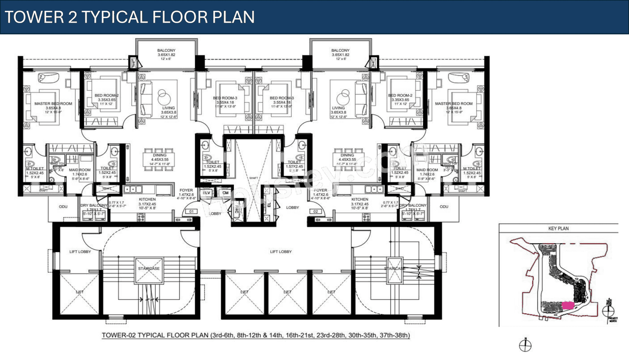 DLF West Park Floor plan 3
