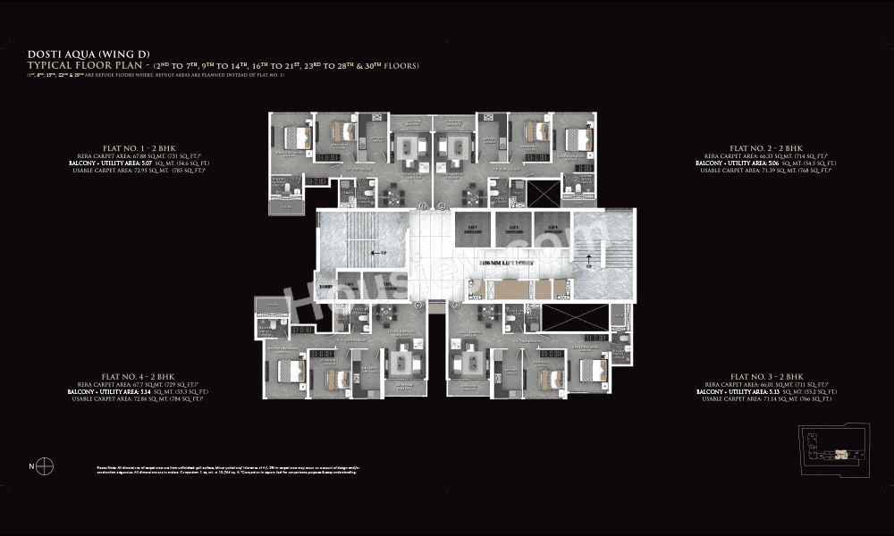 Dosti Eastern Bay Floor plan 5