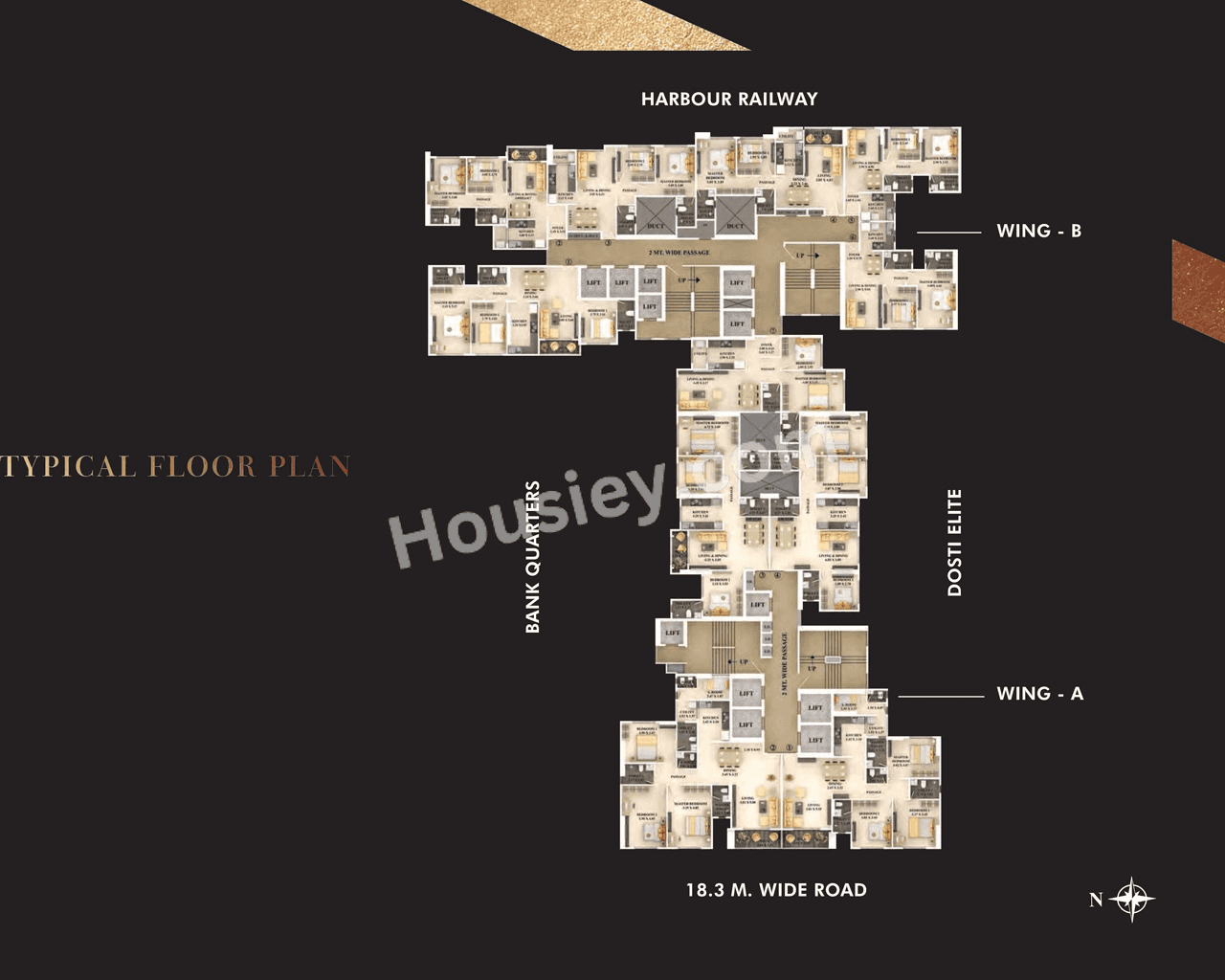 Dosti Mezzo 22 Floor plan 3