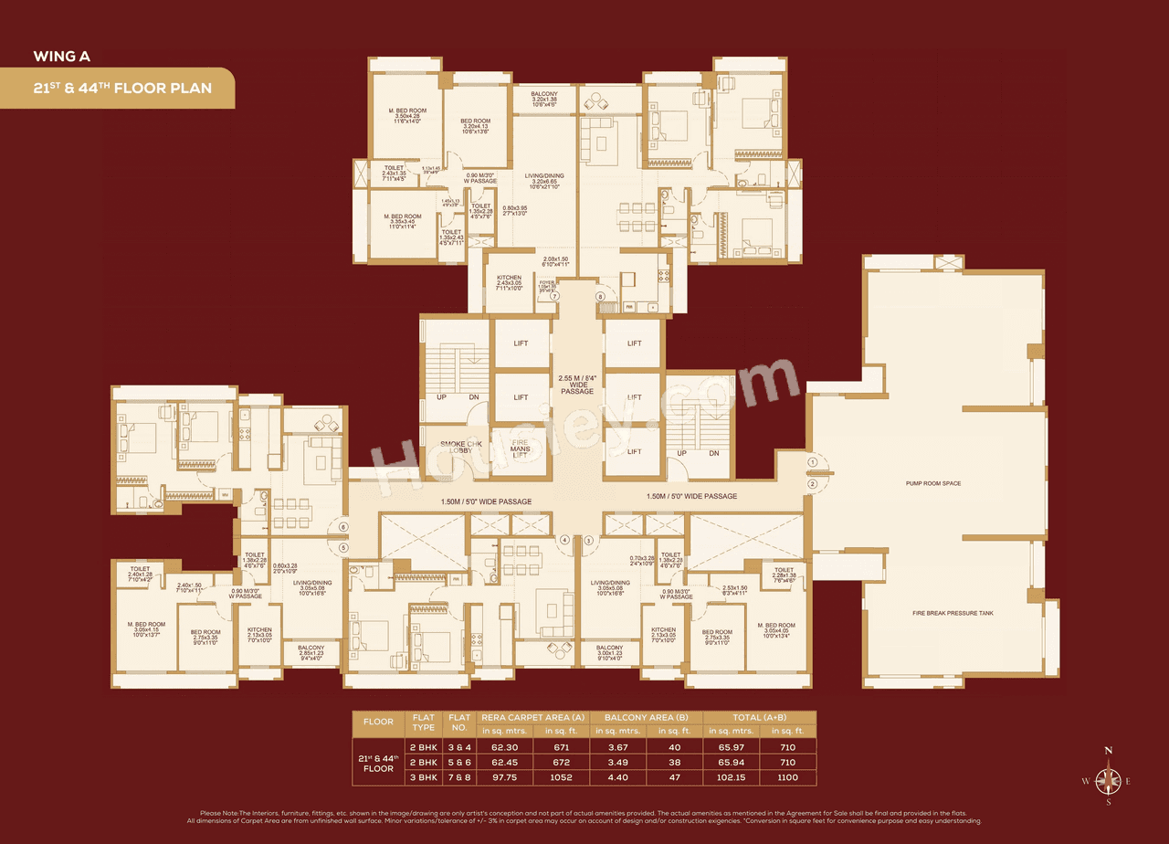 Dosti Wagle Floor plan 1