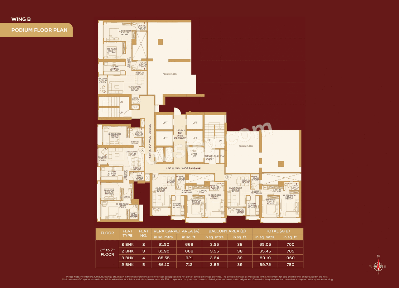 Dosti Wagle Floor plan 4