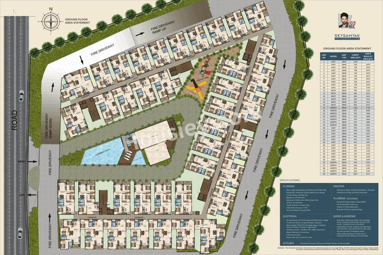 DS MAX Samyak Floor plan 1