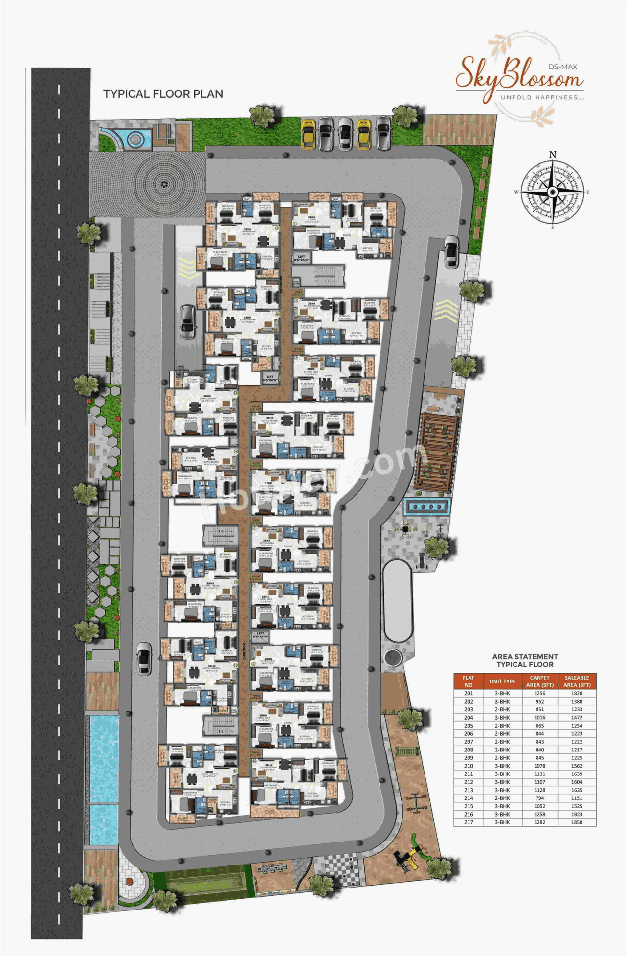 DS MAX Sky Blossom Master Plan