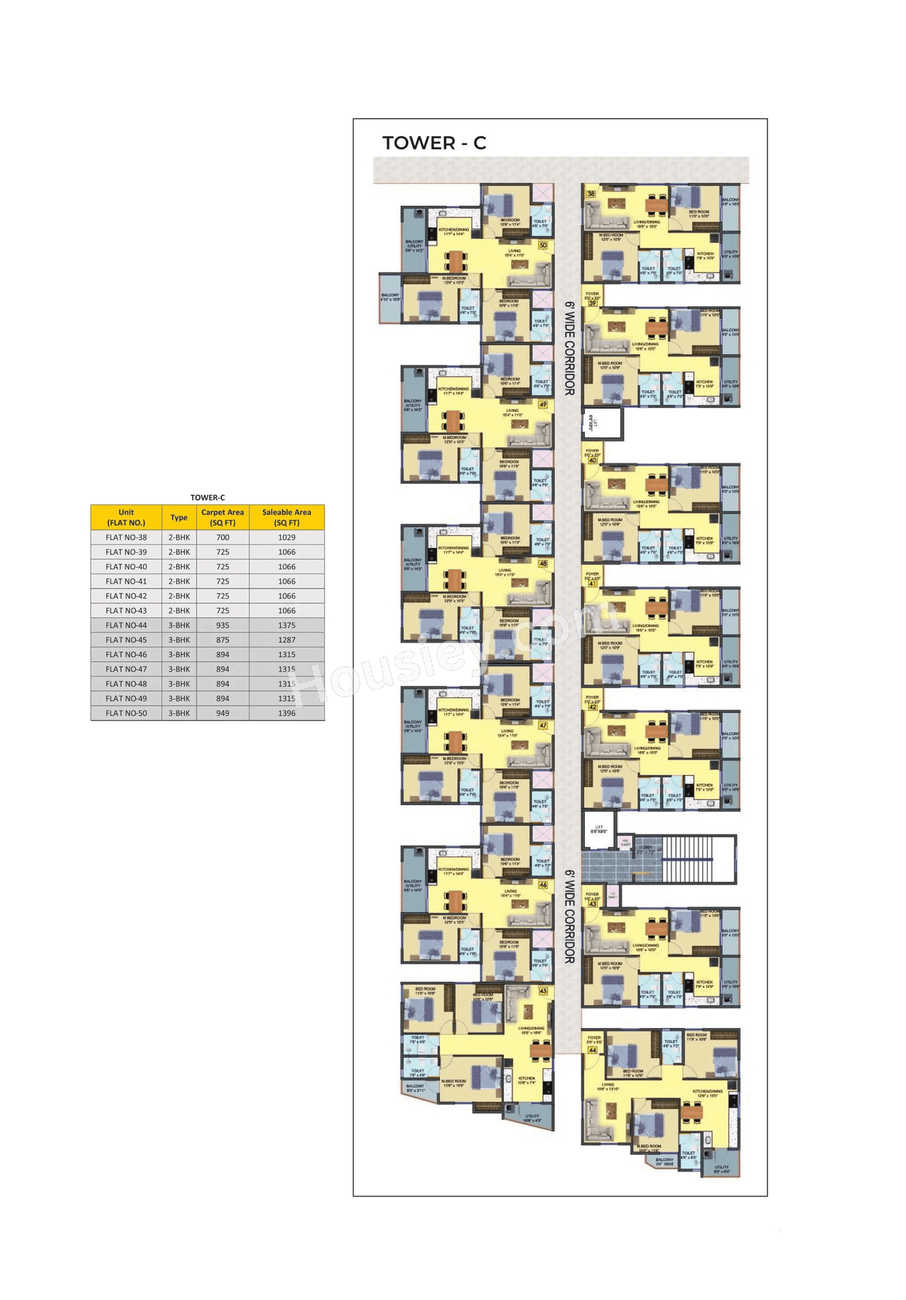 DS MAX Sky Sanman Floor plan 3