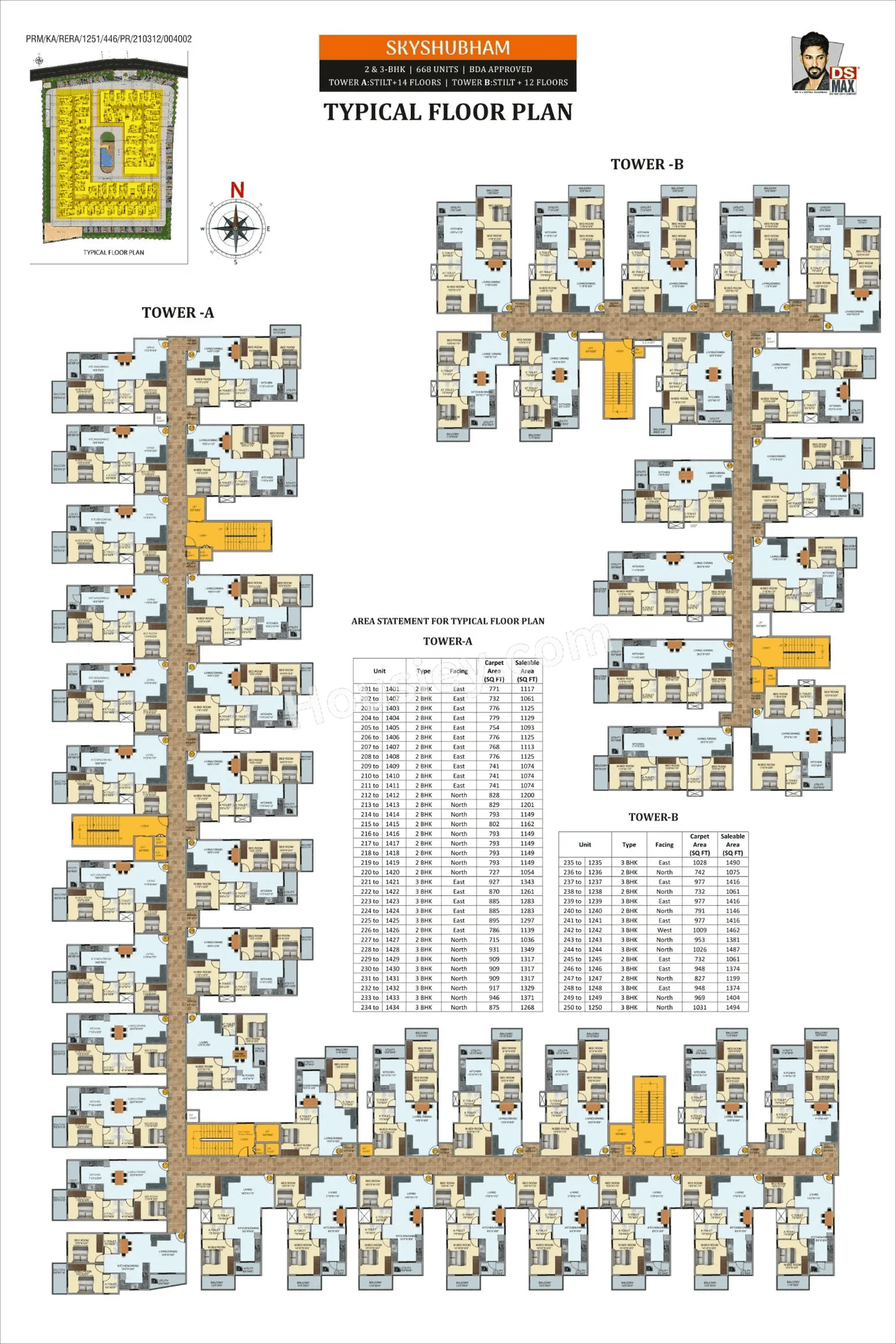 DS MAX Skyshubham Floor plan 2