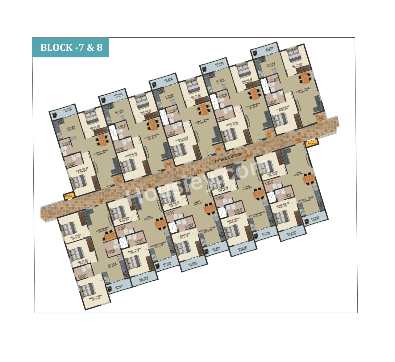 DS MAX Spoorthi Floor plan 7