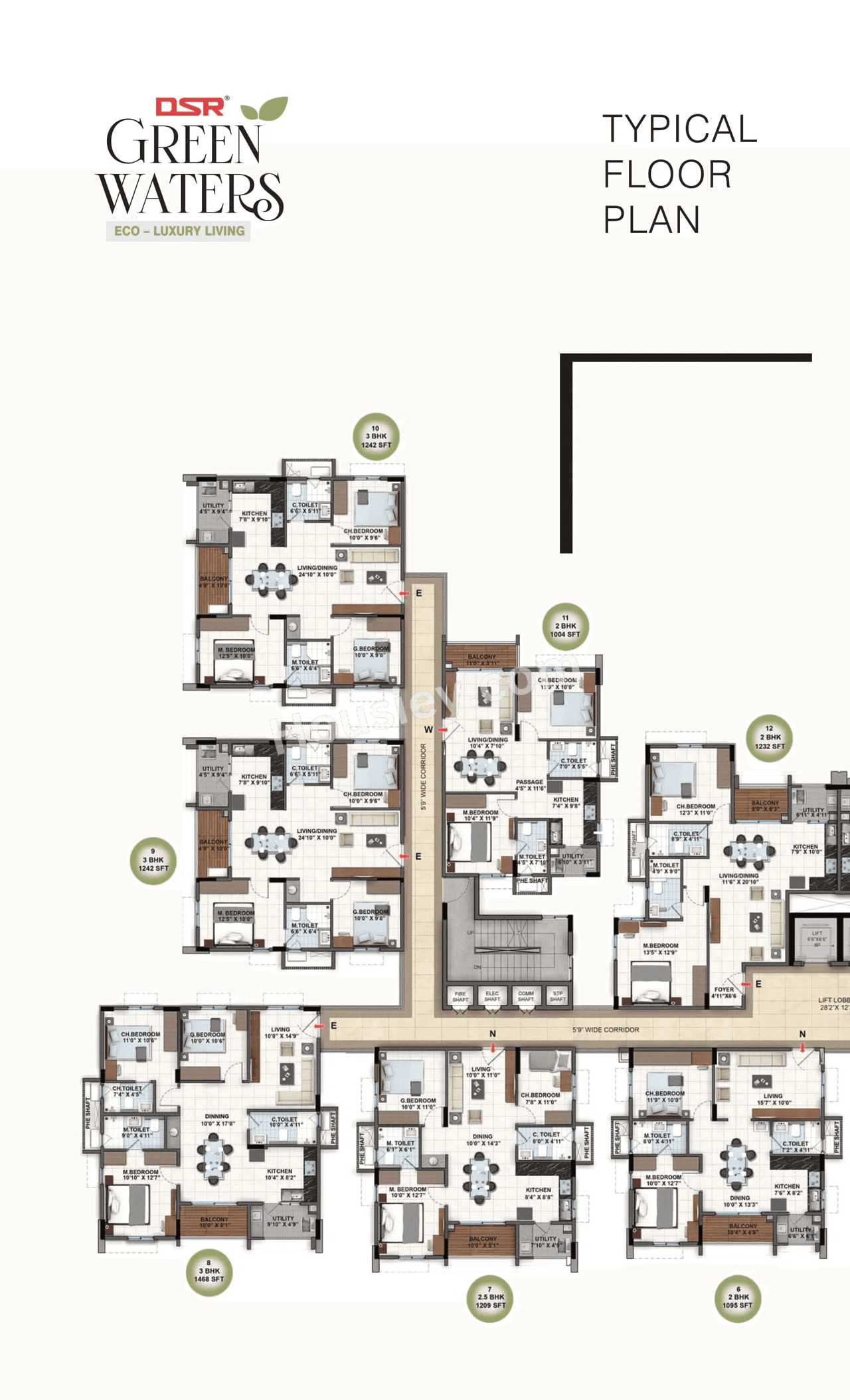 DSR Green Waters Floor plan 2