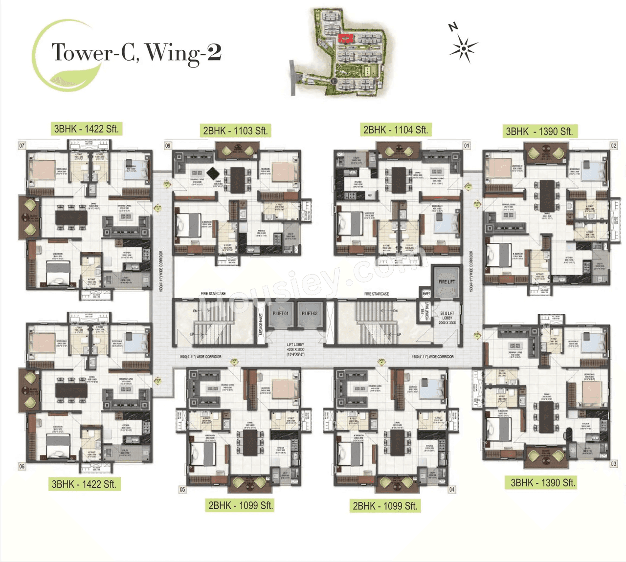 DSR Highland Greenz Floor plan 4