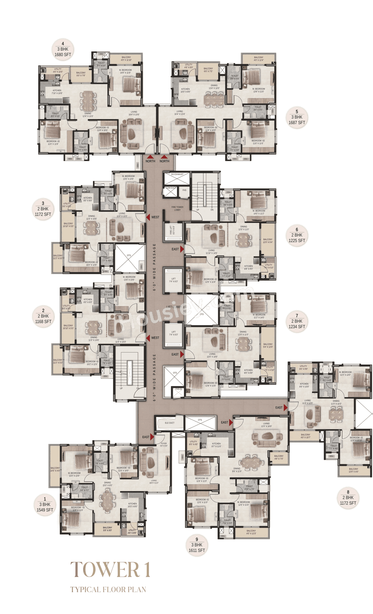 DSR The Courtyard Floor plan 2