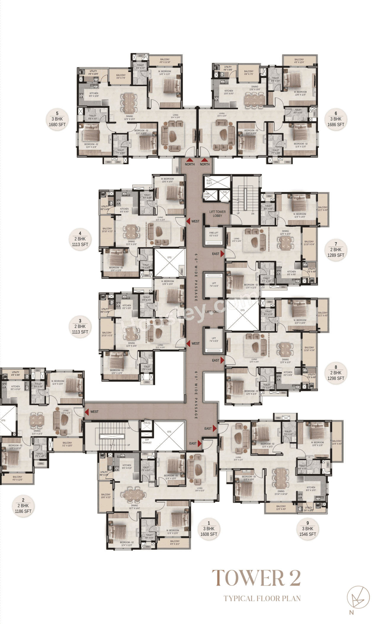 DSR The Courtyard Floor plan 3