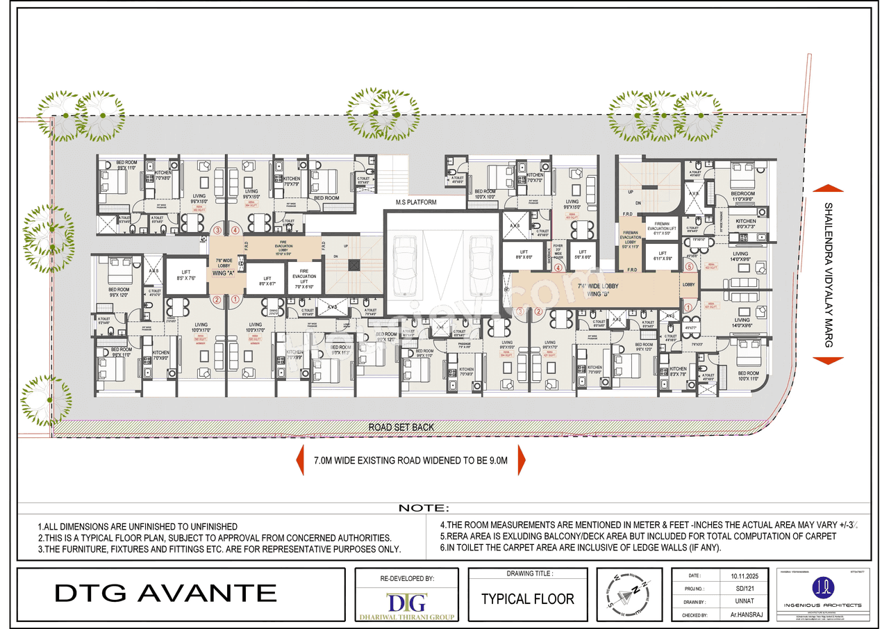 DTG Avante Floor Plan