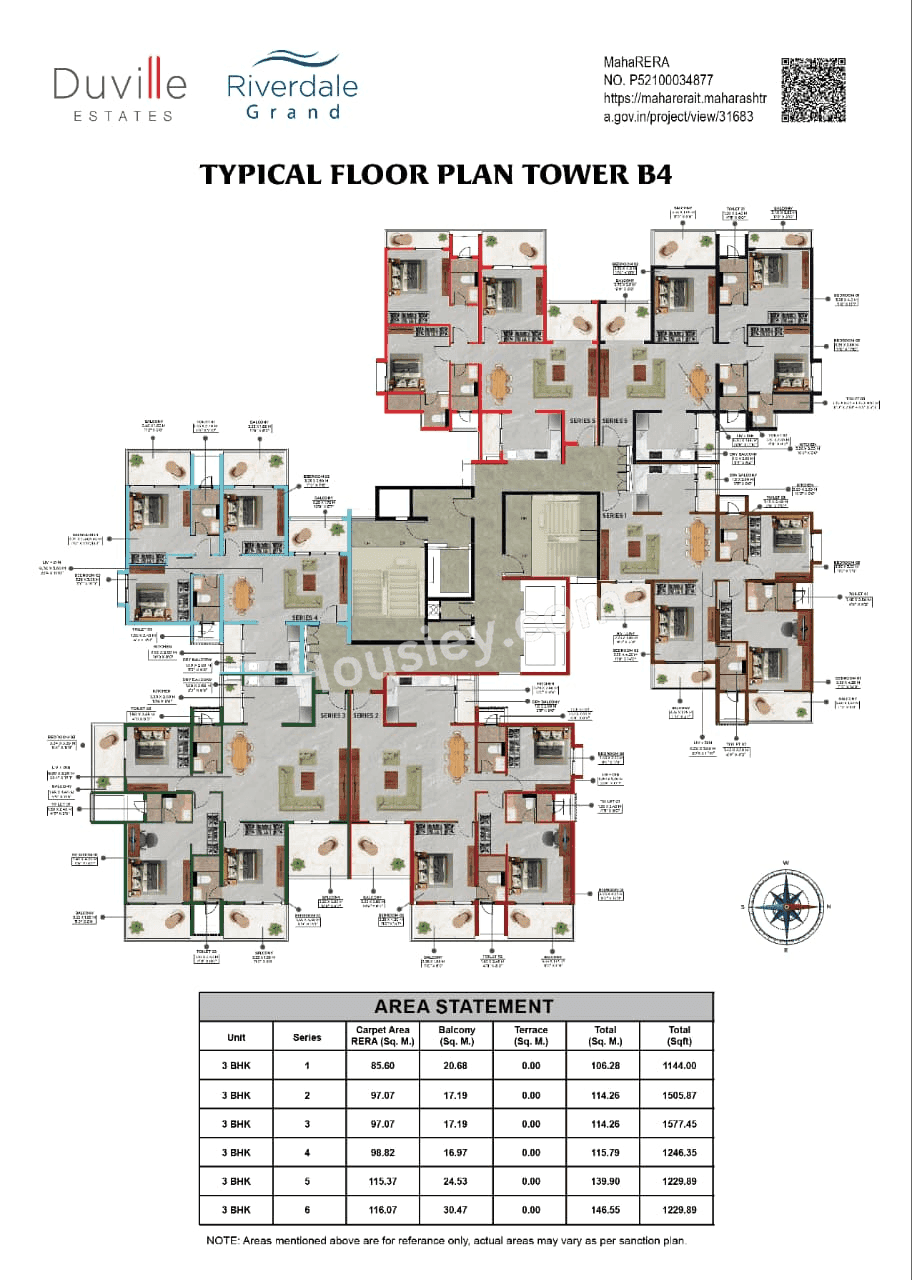 Duville Riverdale Grand Floor plan 3