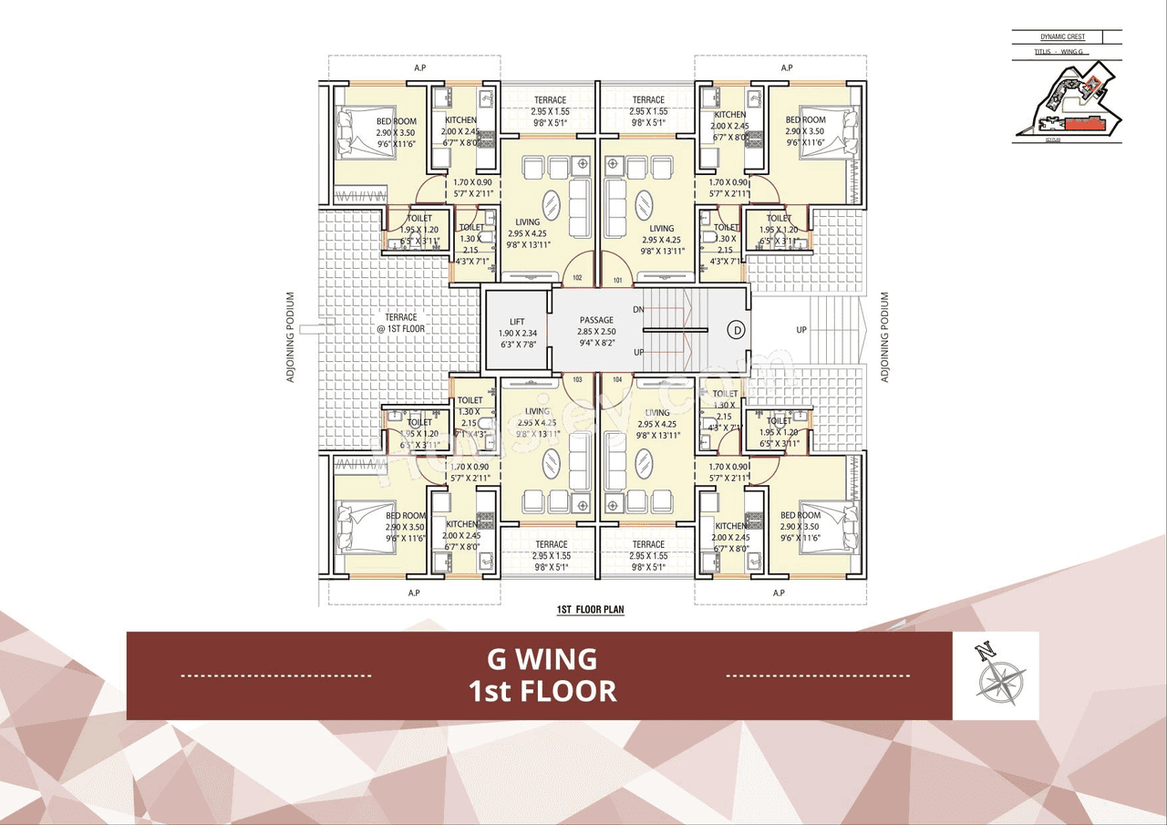 Dynamic Crest Phase II Floor plan 1