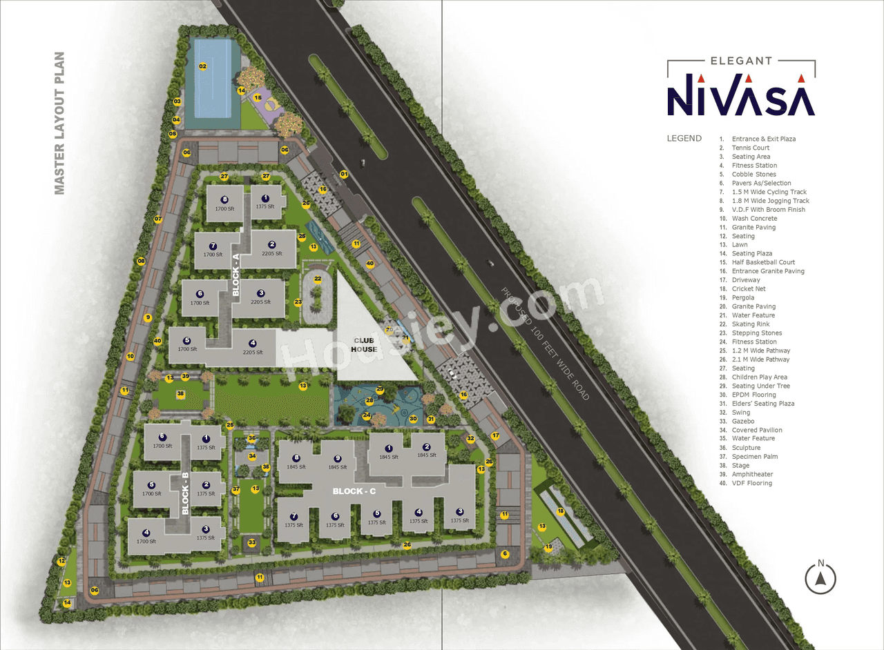 E-Infra Elegant Nivasa Master Plan