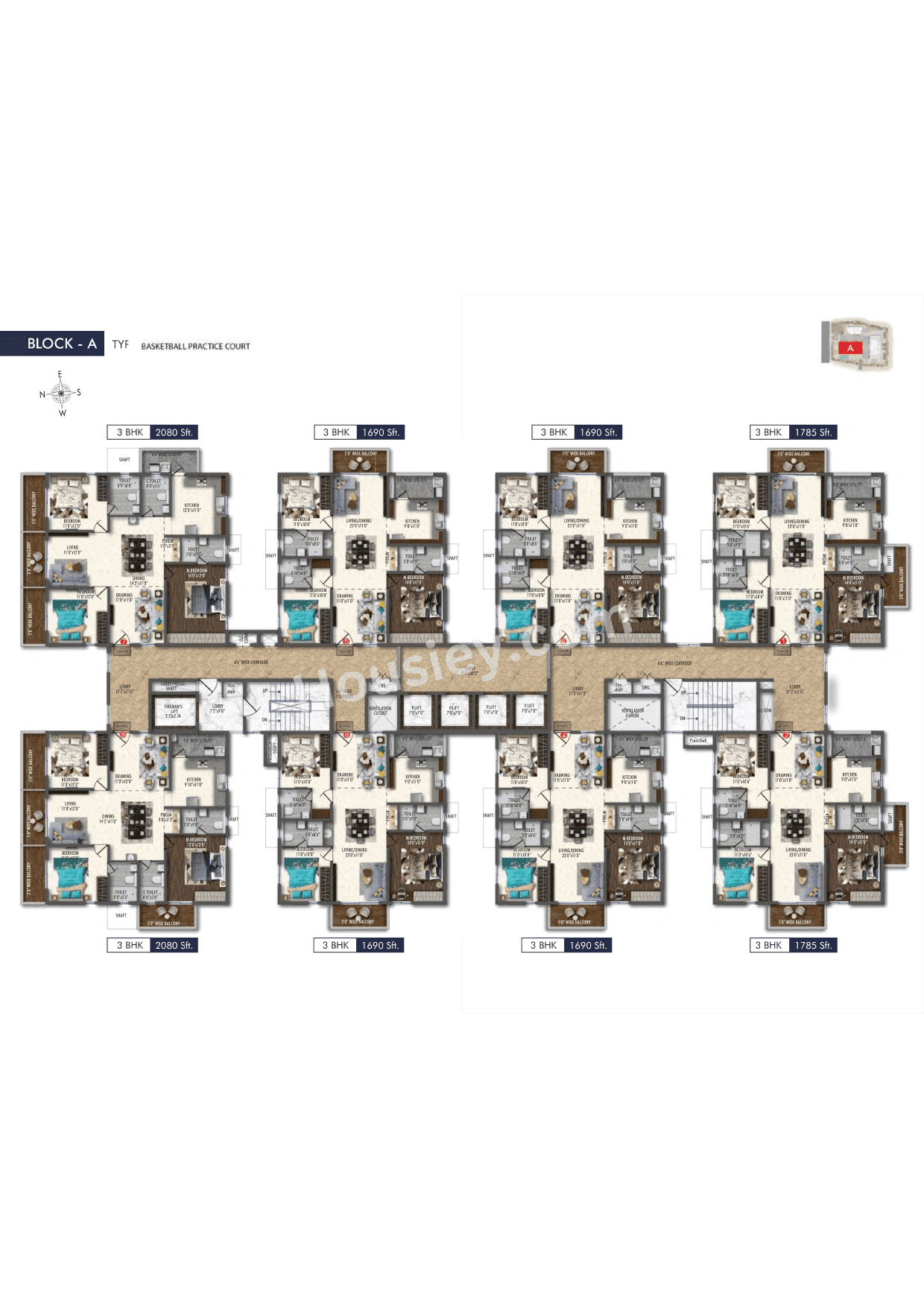 E-Infra Elegant Nivasa Floor plan 1