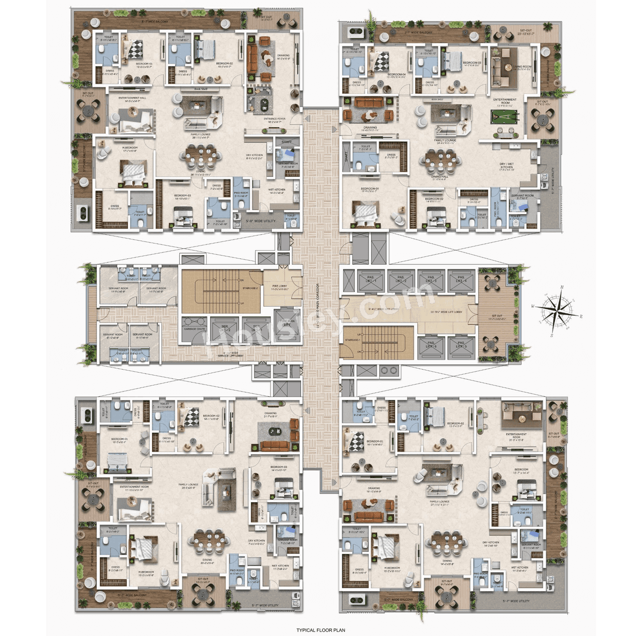 E-Infra Skyven Floor plan 1