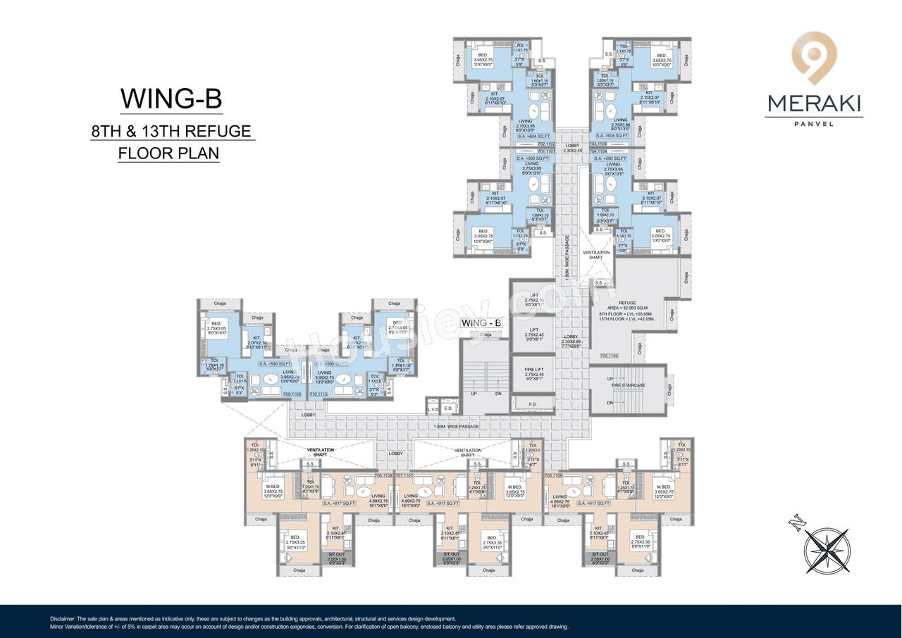 Ekdant 9 Meraki Floor plan 1