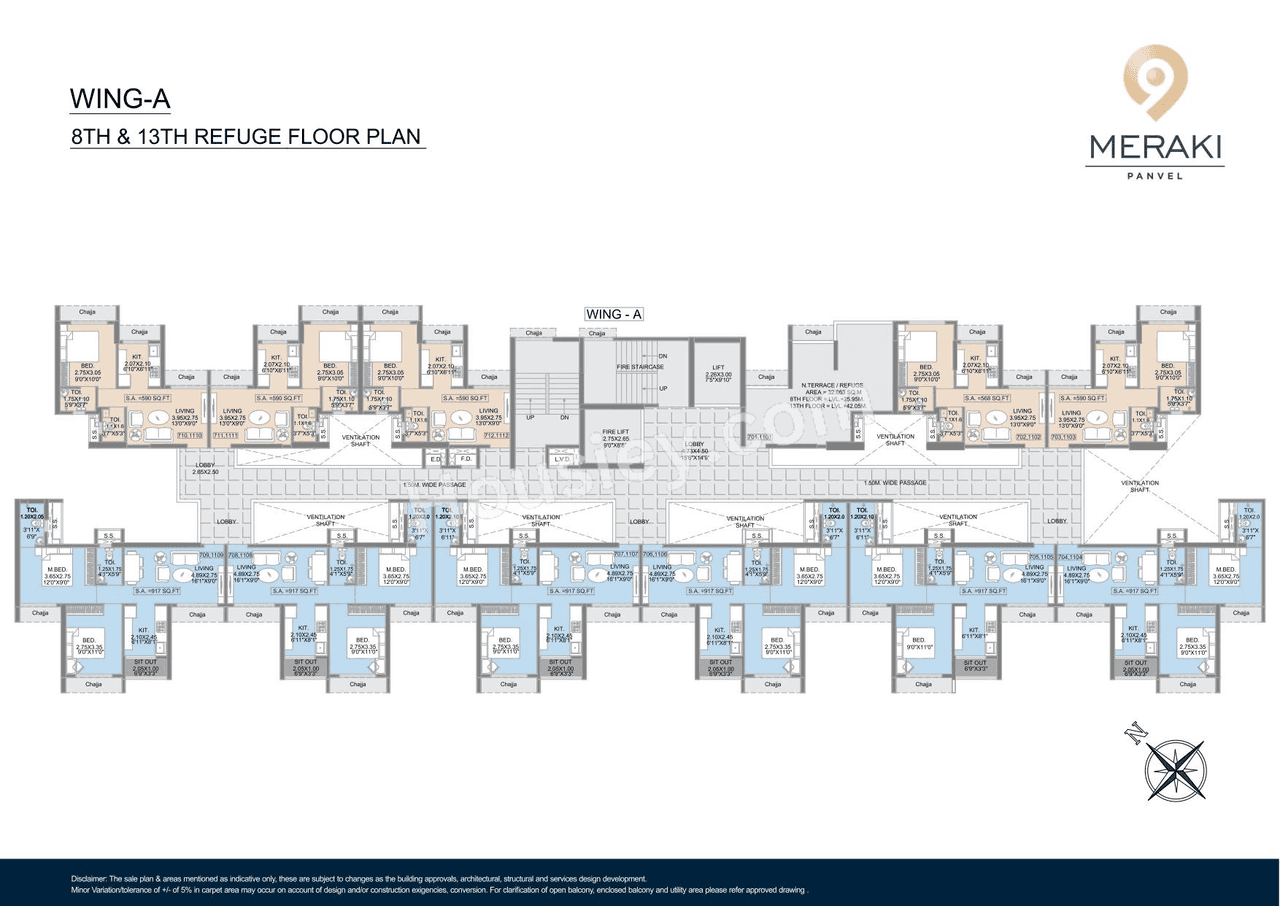 Ekdant 9 Meraki Floor plan 2
