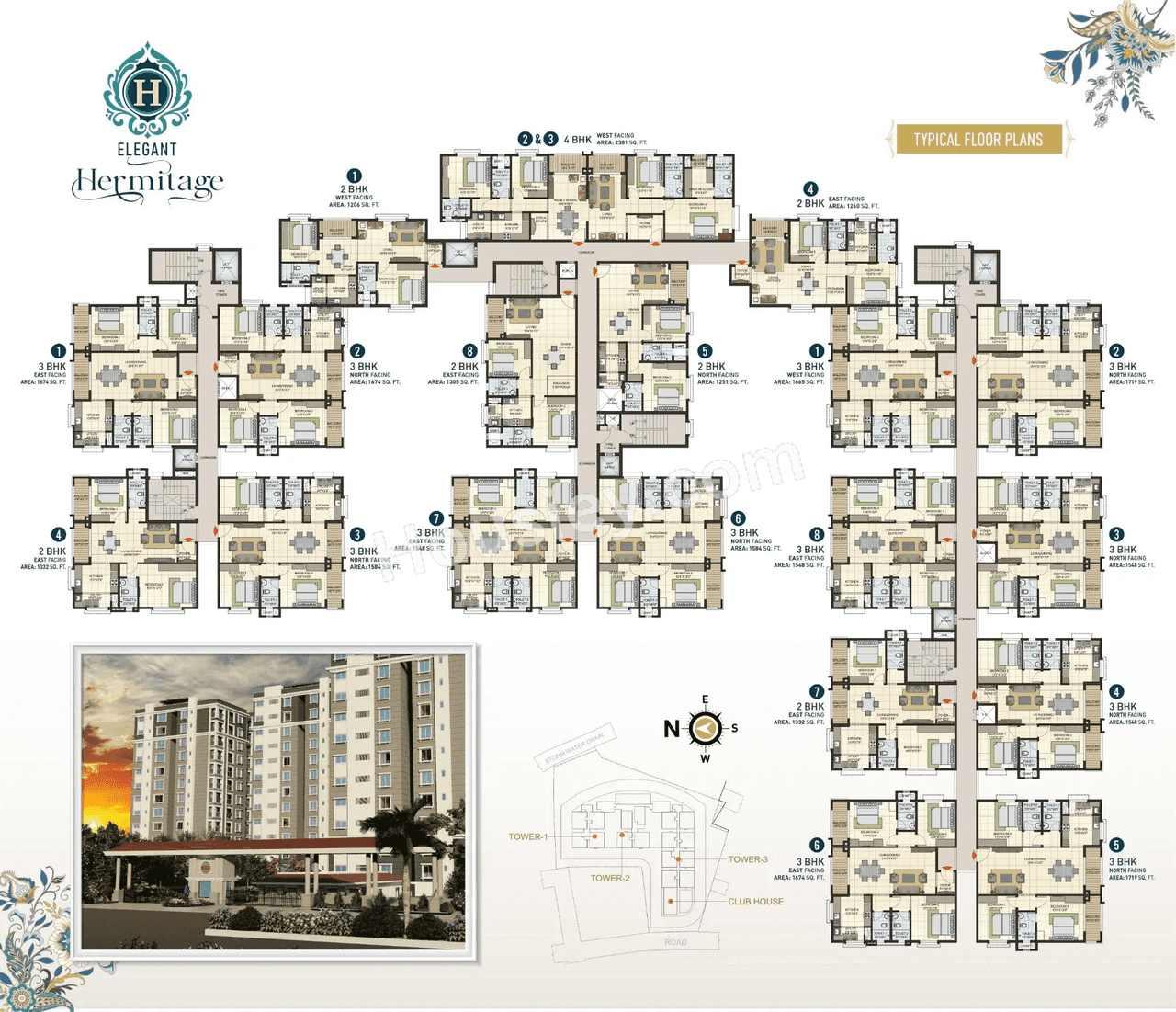 Elegant Hermitage Floor plan 1