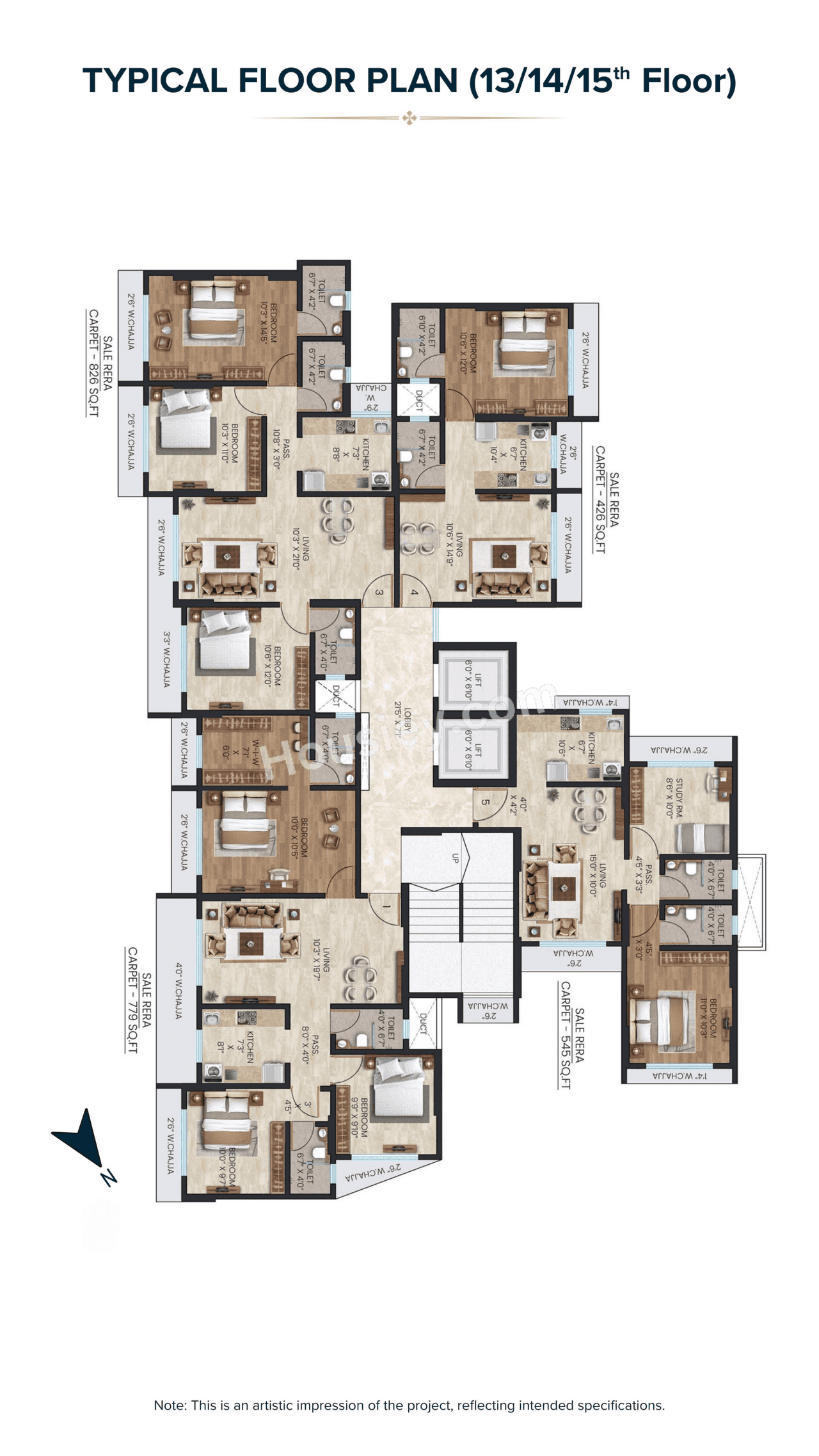 Ellora Gayatri Enclave Floor plan 3