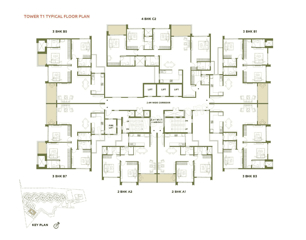 Embassy Green Shores Floor plan 1