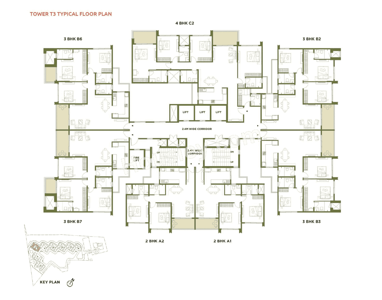 Embassy Green Shores Floor plan 3