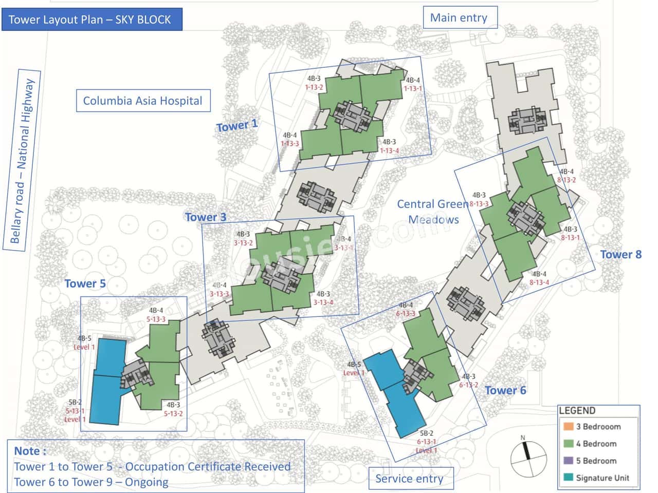 Embassy Lake Terraces Floor plan 1