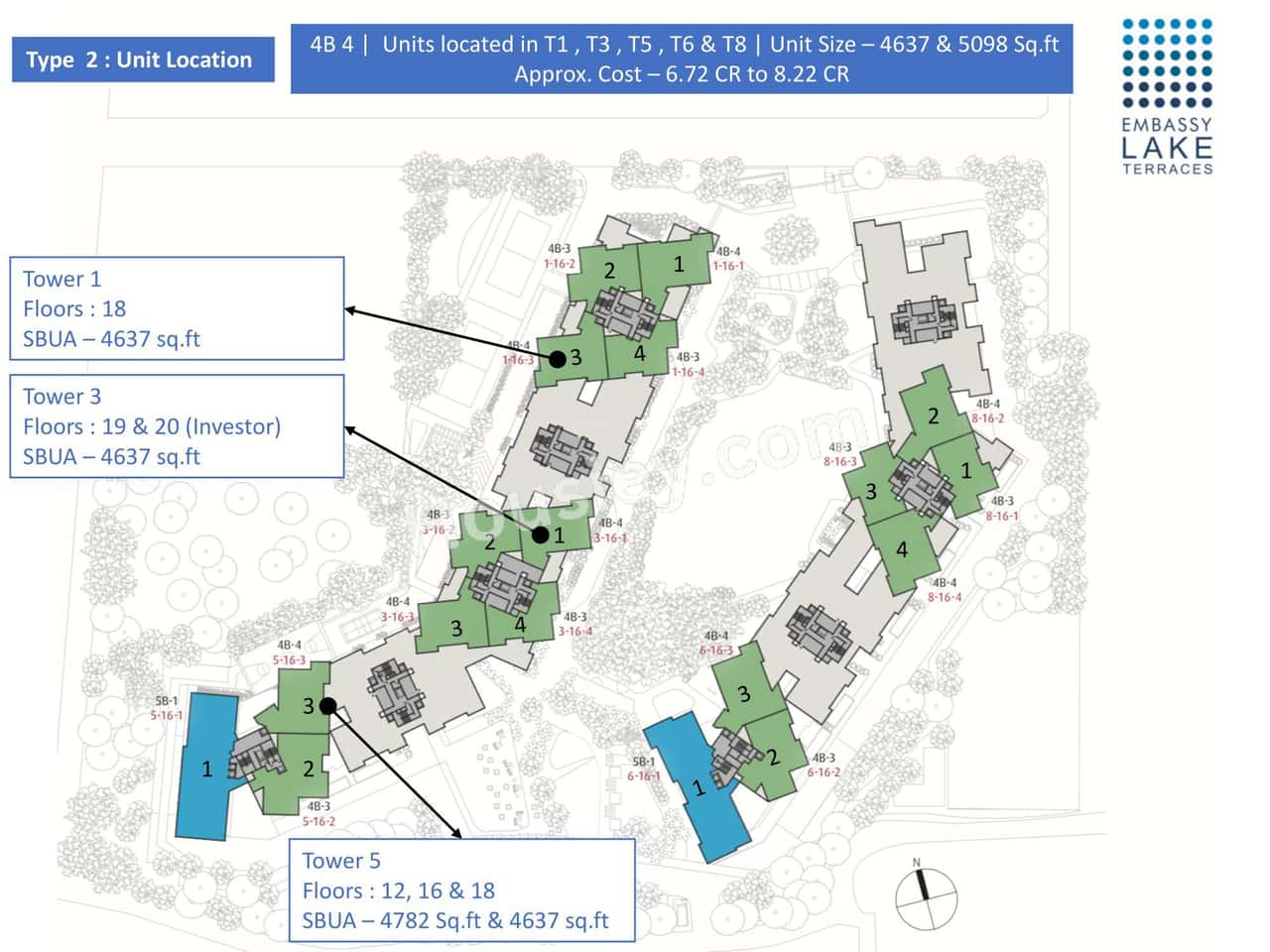 Embassy Lake Terraces Floor plan 2