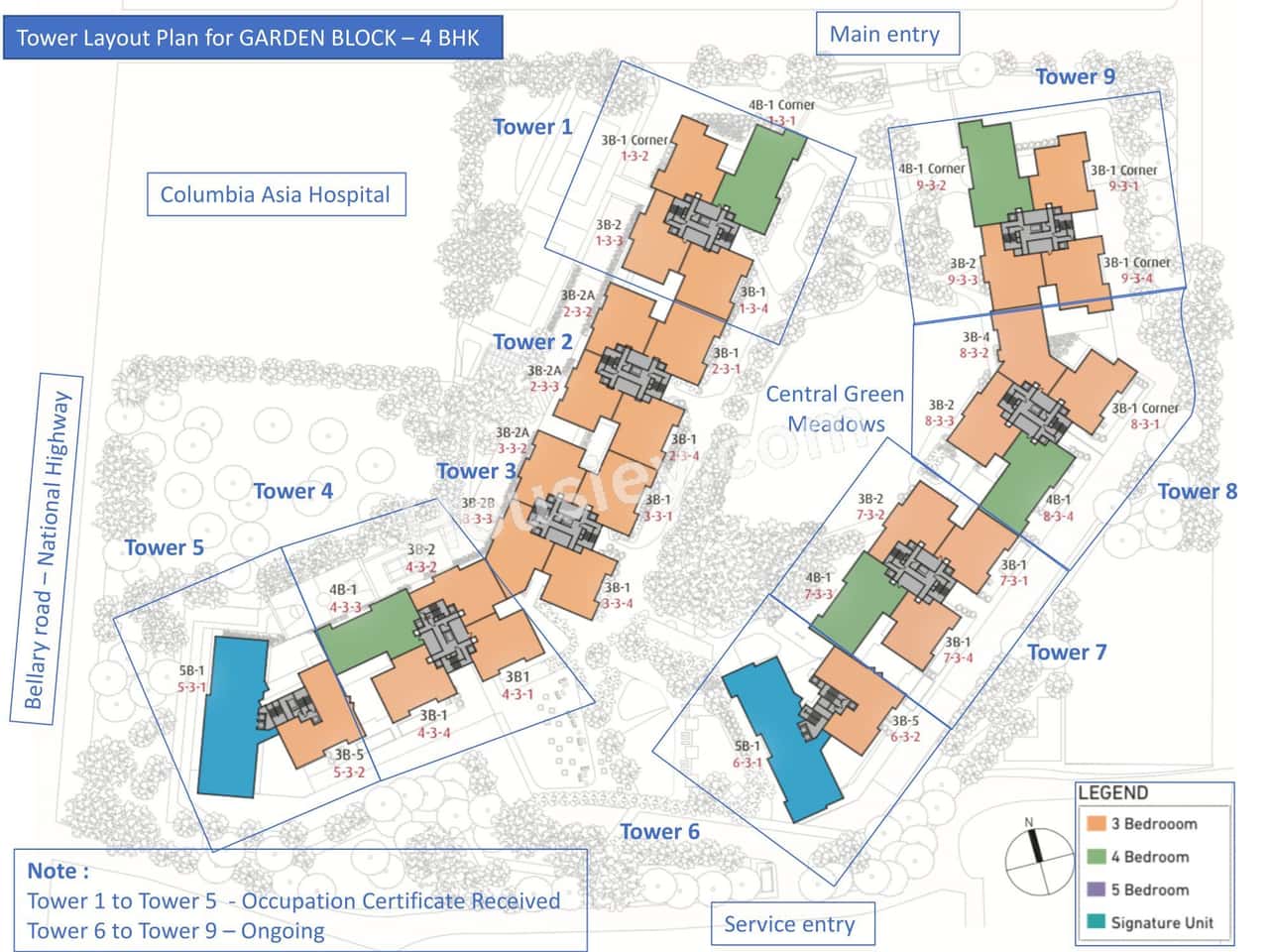 Embassy Lake Terraces Floor plan 3