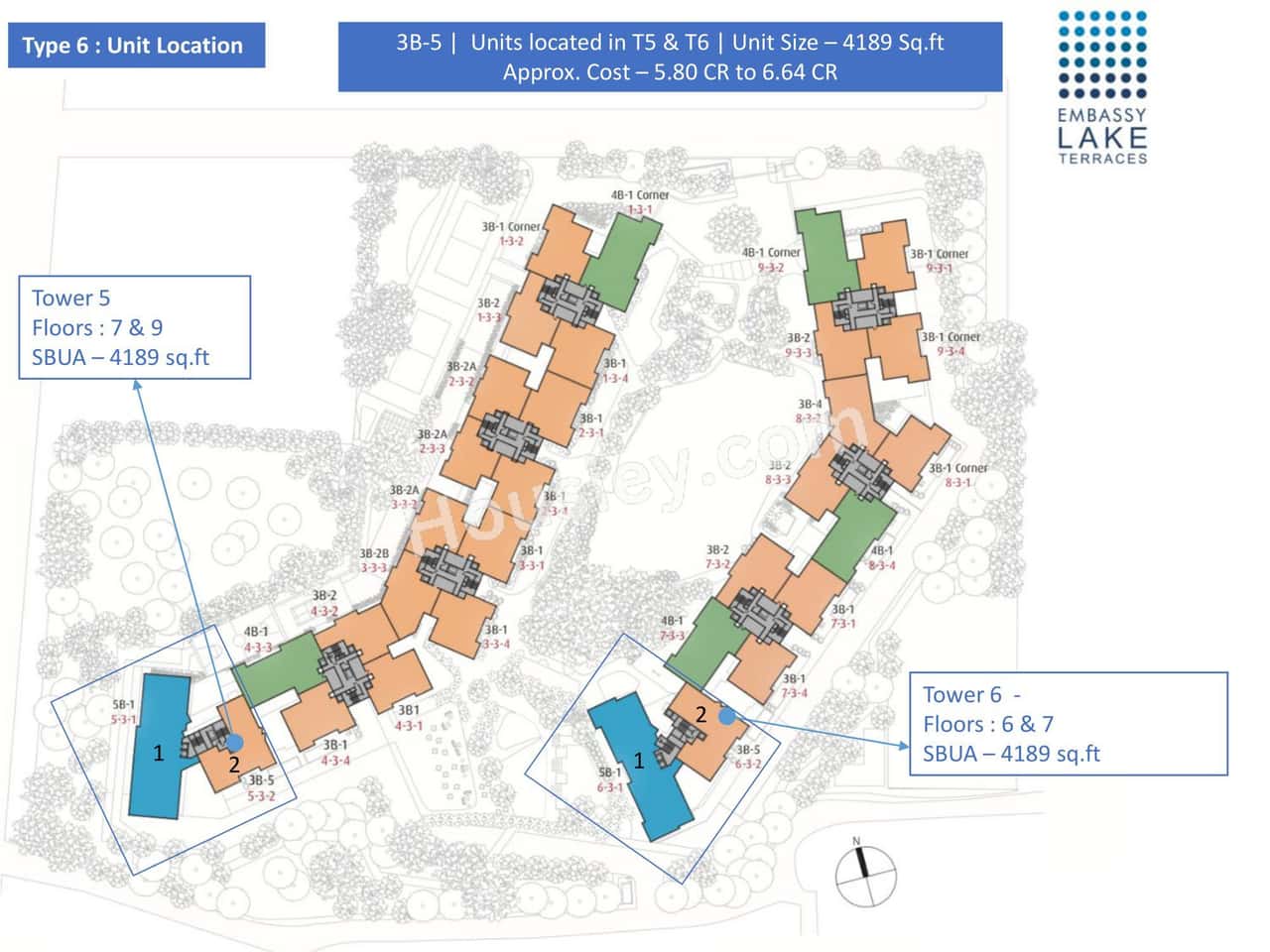 Embassy Lake Terraces Floor plan 5