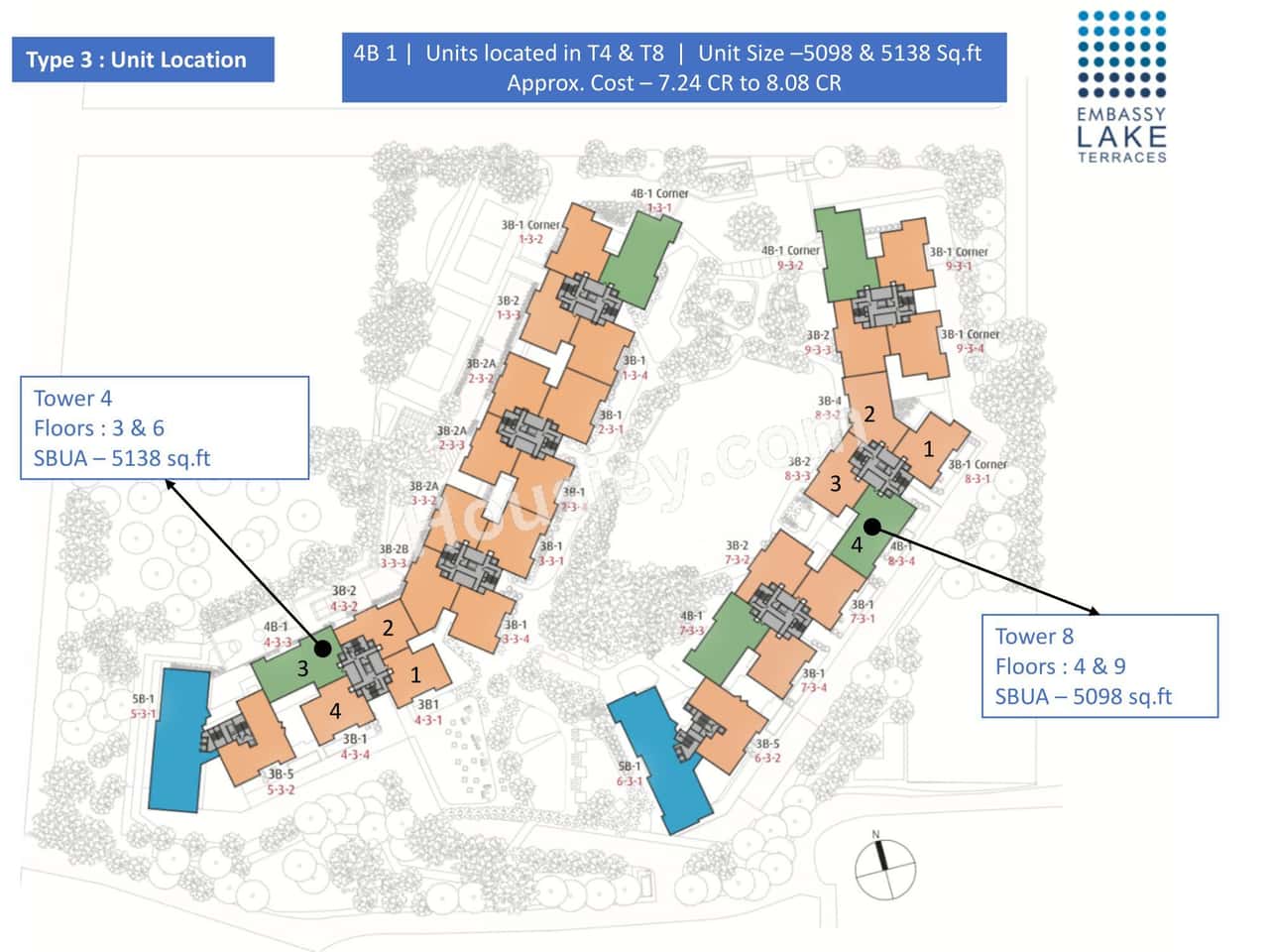 Embassy Lake Terraces Floor plan 6