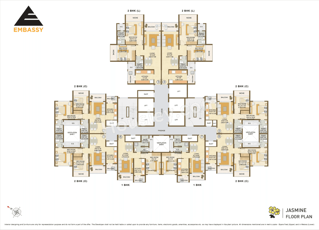 Embassy Park Floor plan 1