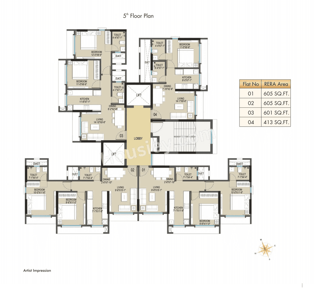Empire Fairmont Floor plan 1