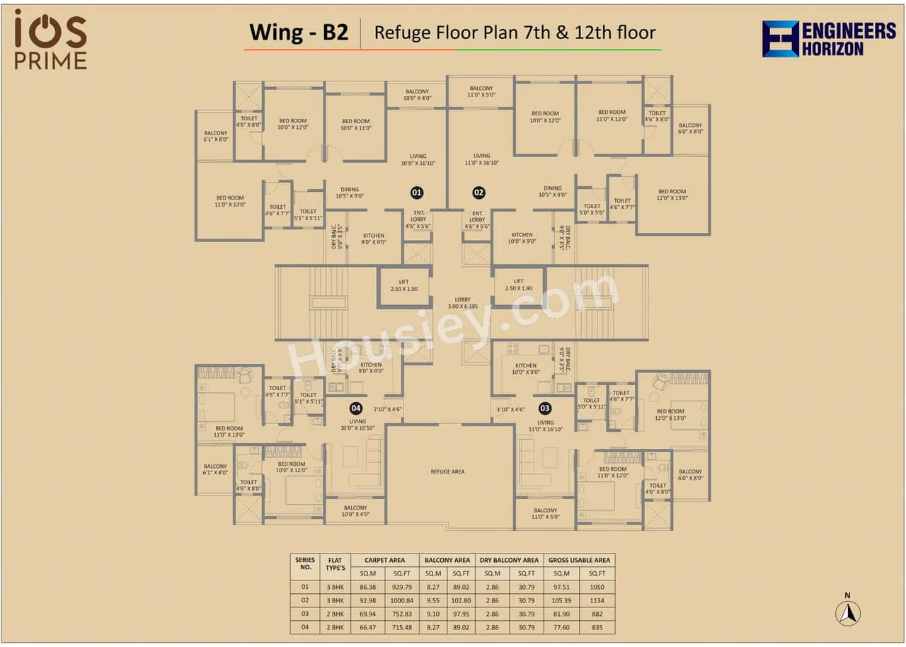 Engineers IOS Prime Floor plan 4