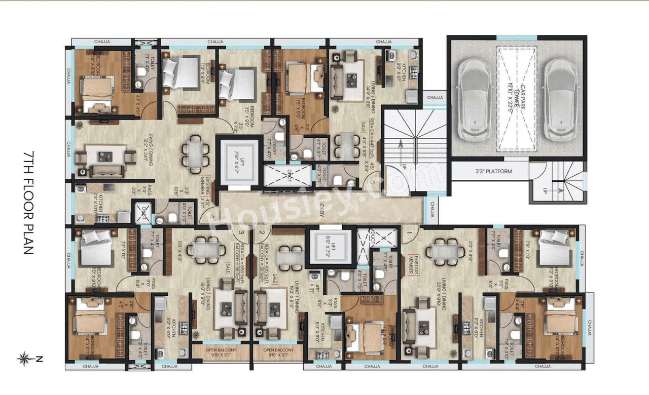Gagangiri Aadhya Floor plan 10