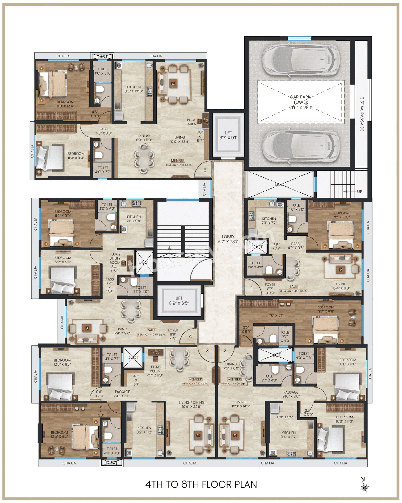 Gagangiri Anvaya Floor plan 5