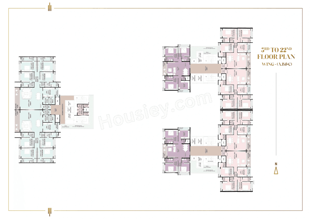 Gami Down Town Avenue Floor plan 1