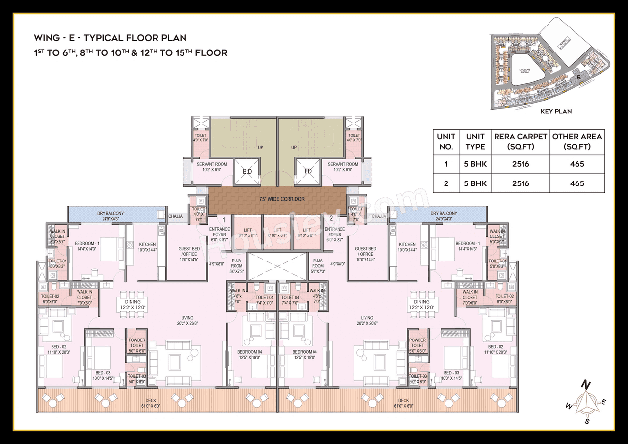 Gami Palm Amore Floor plan 5