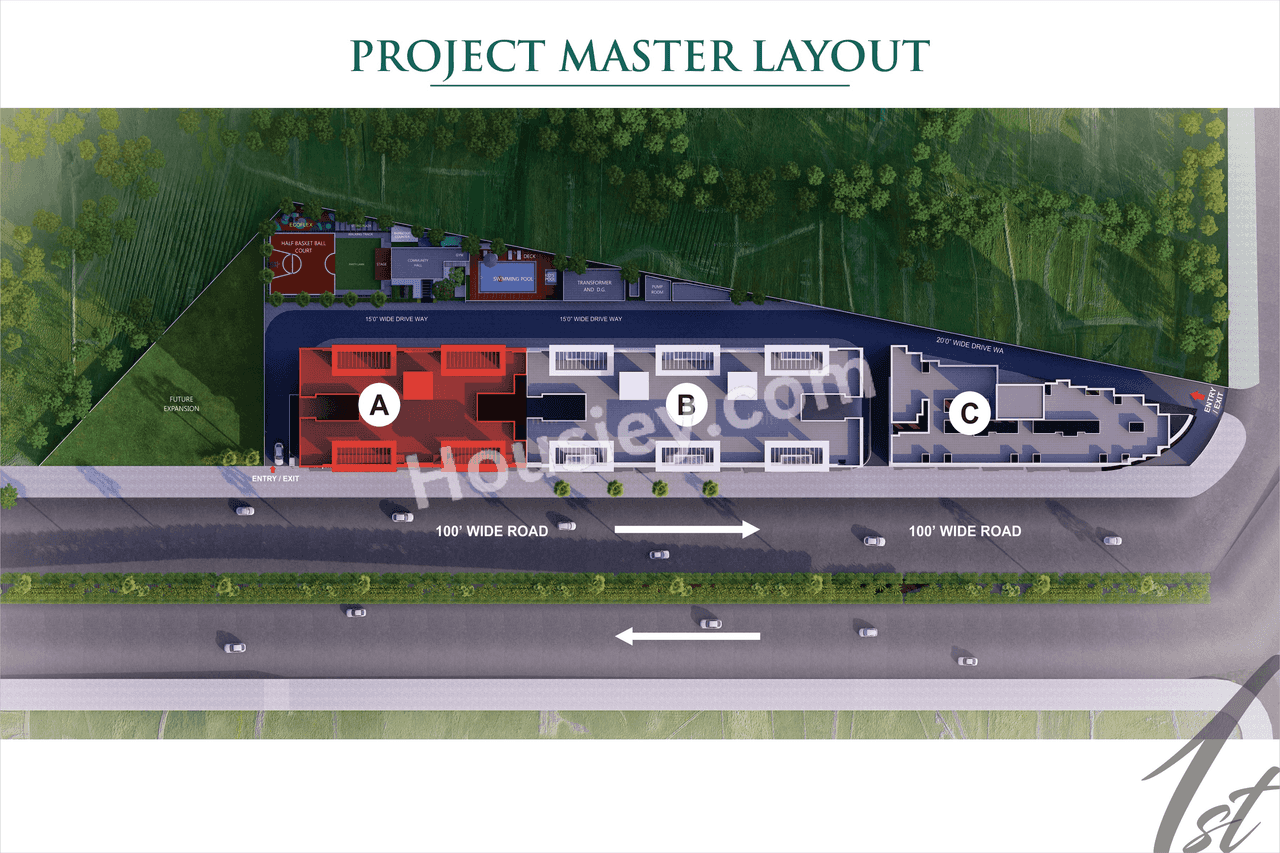 Ganga Arcadia Floor plan 2