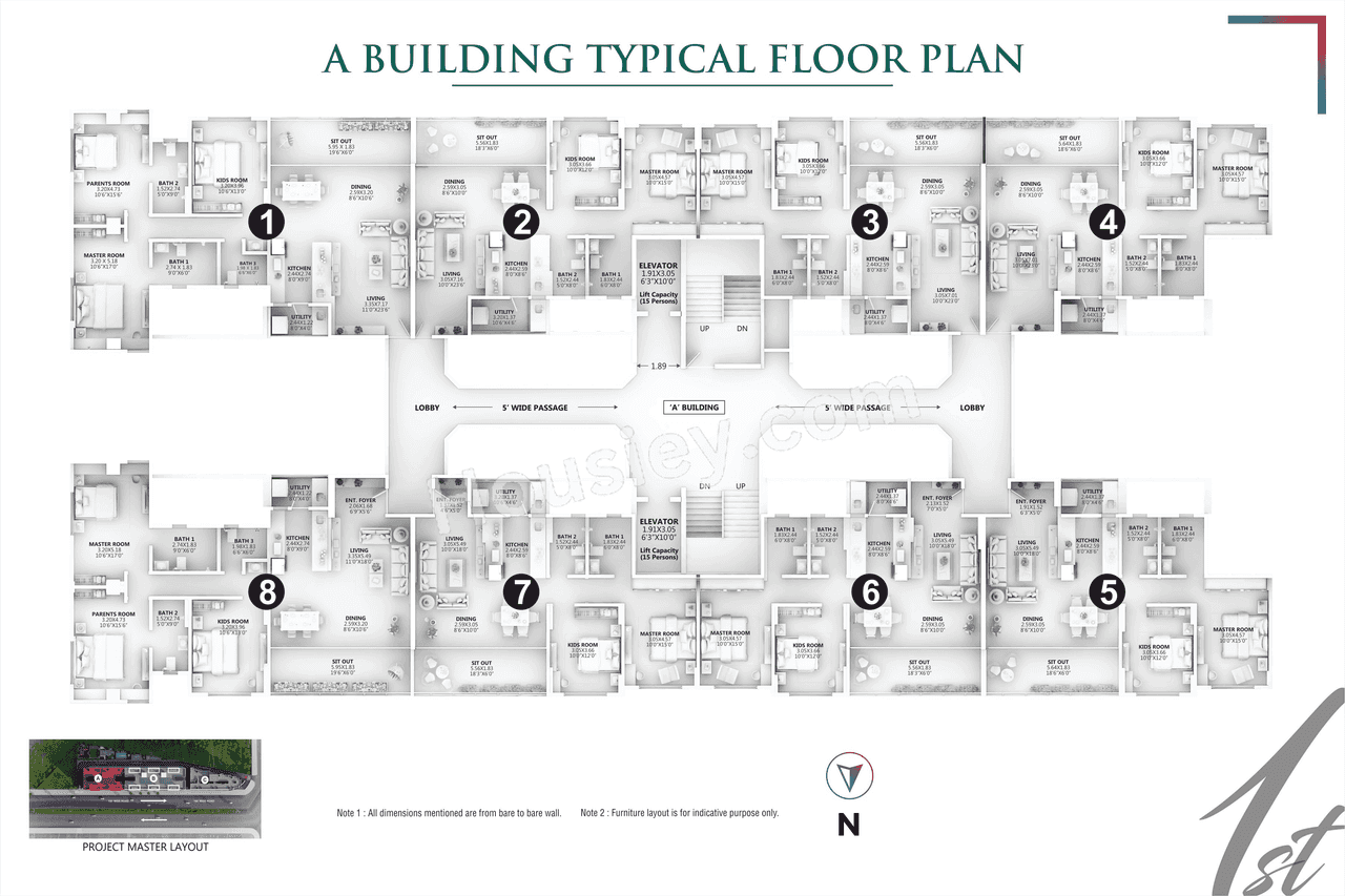 Ganga Arcadia Floor plan 2