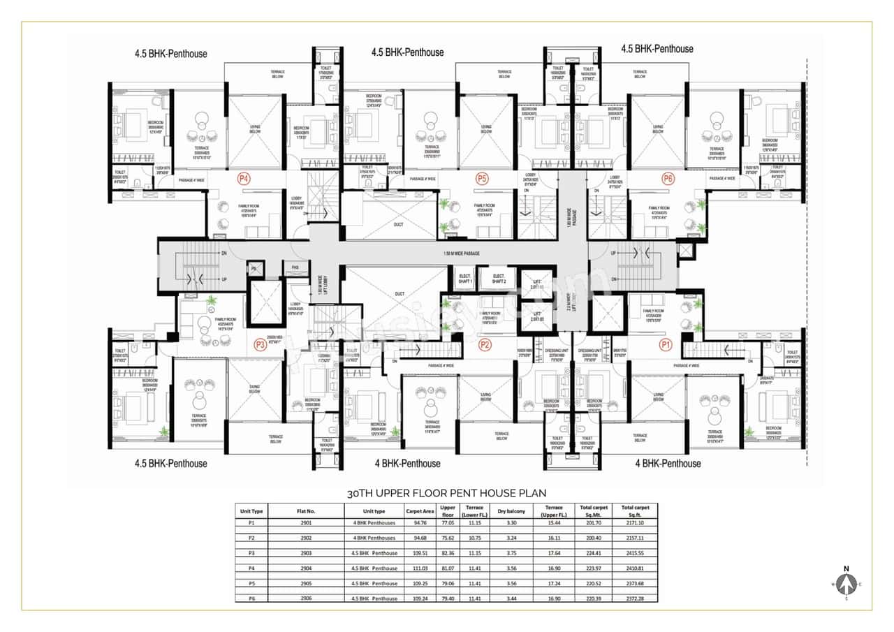 Ganga Imperia Floor plan 4